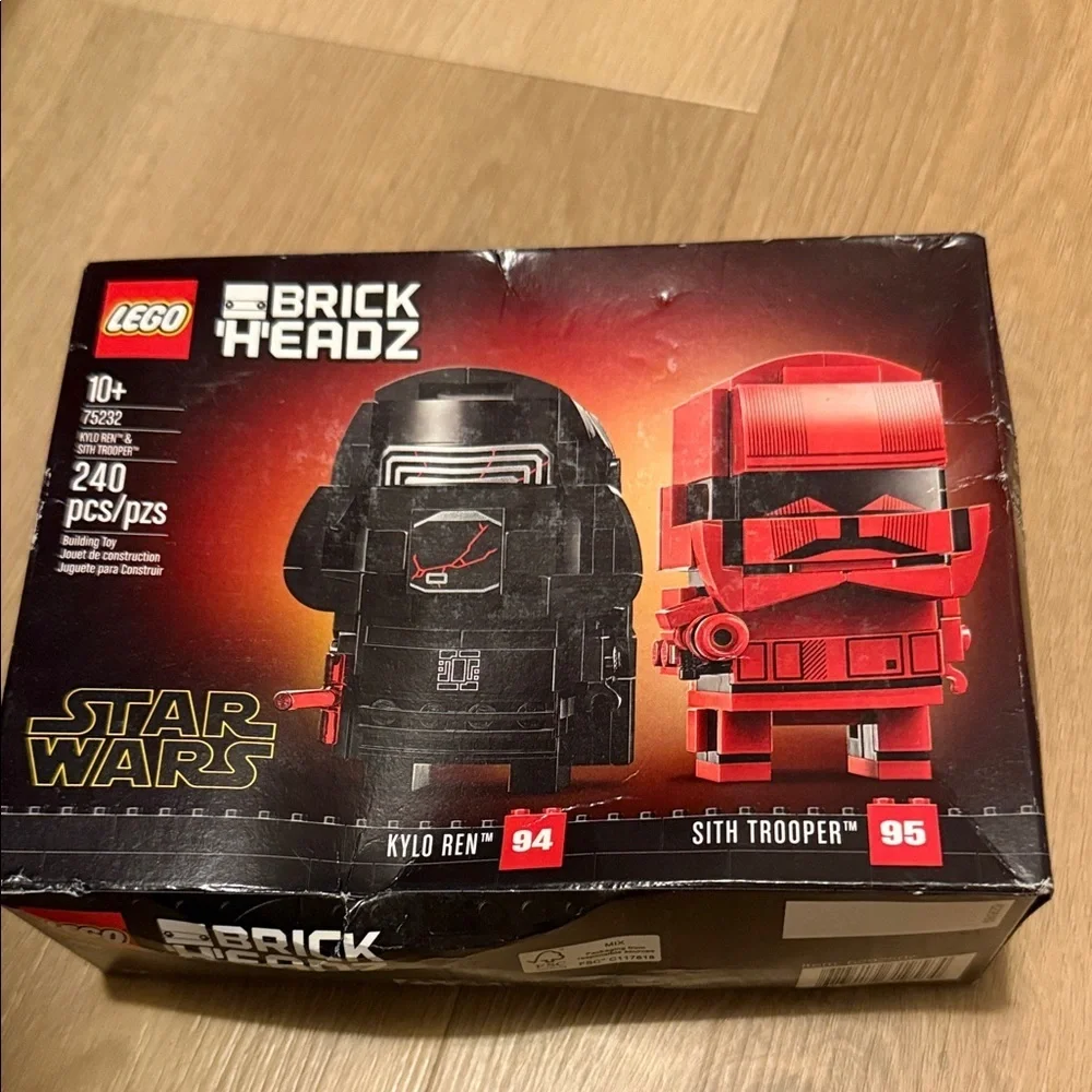 Lego Star Wars brick headz Kylo ten and Sith Trooper new in sealed box 75232 - Picture 6 of 9